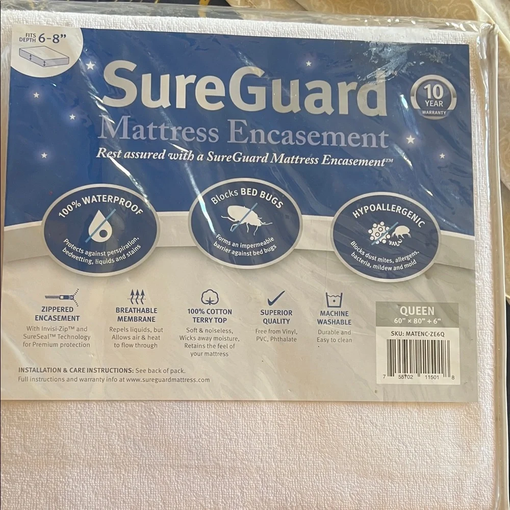 Mattress Encasement - White